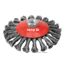 Щітка - крацовка YATO дискова Ø=125мм [8/48]