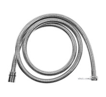 Шланг для душа розтяжний FALA Ø= 14 мм, з нержав. сталевою хромованою гофрою, G 1/2, l=1,5-2 м [50]