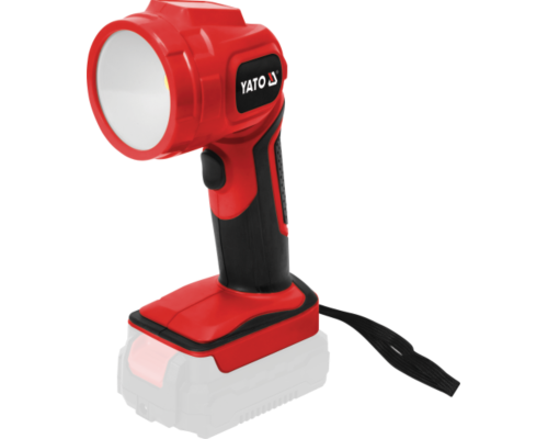 Ліхтар акумуляторний COB-діодний, YATO 18 В 3 Вт, 300 Lm, обертова головка- 90°(БЕЗ АКУМУЛЯТОРА)[18]