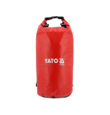 Сумка-рюкзак водонепроникна YATO з 2 плечовими пасами, 20 л, 24х 59 см, з ПВХ брезента [40]