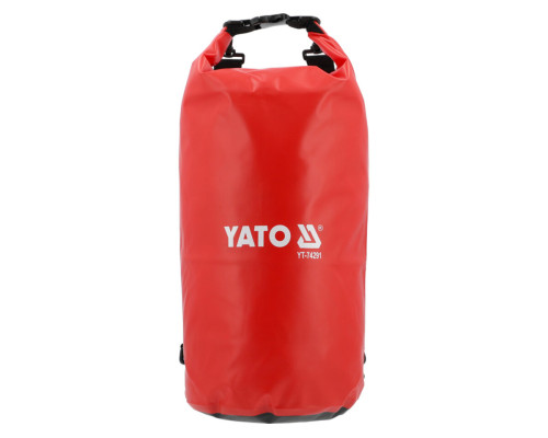 Сумка-рюкзак водонепроникна YATO з 2 плечовими пасами, 20 л, 24х 59 см, з ПВХ брезента [40]