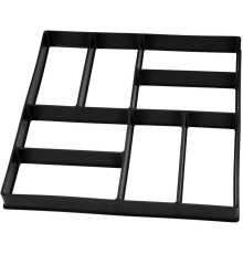 Форми для виготовлення бруківки VOREL : 400 х 400 x 40 мм, з поліпропілену [10/80]