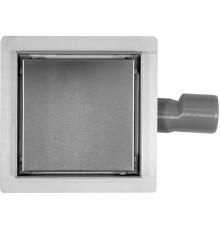 Трап підлоговий зливний FALA 20 x 20 см з нержавіючої сталі(DW)