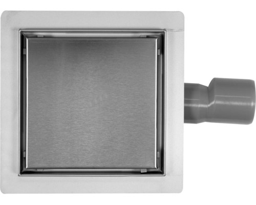 Трап підлоговий зливний FALA 20 x 20 см з нержавіючої сталі(DW)