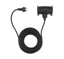 Кабель-удлинитель для построек. работ сетей 230В YATO, 2 гнезда l=10м. ток- 16А, 3-жильный S=1,5 мм²