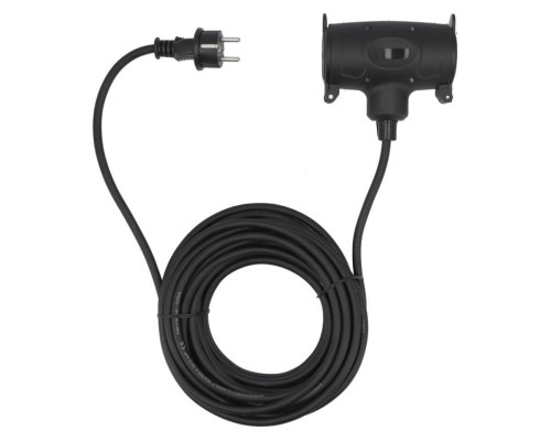 Кабель-удлинитель для построек. работ сетей 230В YATO, 2 гнезда l=10м. ток- 16А, 3-жильный S=1,5 мм²