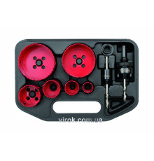 Пили кільцеві BI-METAL YATO : HSS M3, Ø=22-73 мм. Набір 8 шт. [10]