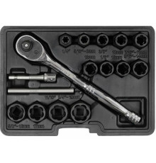 Набор экстракторов YATO 16 Ед. М10- М19, для сломанных болтов[10]