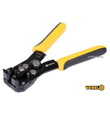 Знімач ізоляції автоматичний VOREL : l= 160 мм, для кабелів 0.2-6 мм² [10/40]
