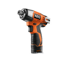 Гайковерт імпульсний ударний акумуляторний AEG : 2 x Li-Ion 12 В, 2 Агод, 115 Нм, 1/4" + кейс DW