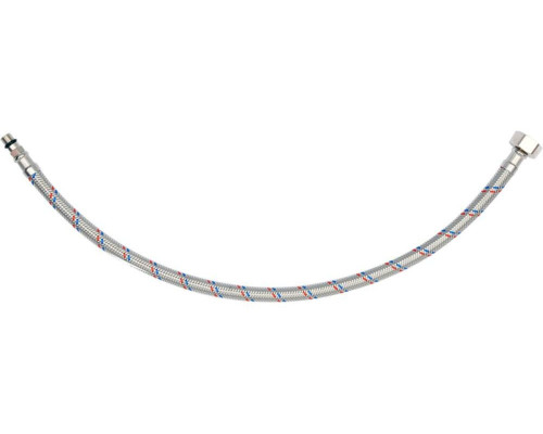 Шланг водопровідний з опліткою з нерж сталі FALA l= 500мм Ø= 8/12, з'єдн F-1/2" х M-M10x1- 17мм 1МПа