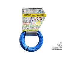 Жилка для тримера "Кручений КВАДРАТ" TM VIROK : Ø= 2.7 мм, l= 15 м