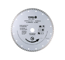 Диск отрезной алмазный TURBO VOREL : Ø= 230 мм [10/40]