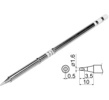 Наконечник для точкової пайки з вклад грілкою YATO заг. l= 149мм, наконеч 3,5х1,6х0,5 мм тип T12-D16