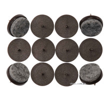 Прокладки пластиковые фильцевые на гвоздь VOREL, 24мм, набор 12шт [16/288]