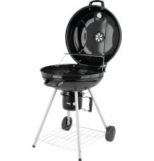 Гриль круглий вугільний  LUND, Ø= 57 см, на 4 ніжках (2 з колесами) з кришкою [1]