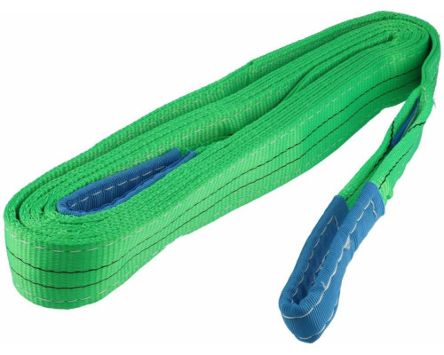 Строп ременный из полиэстера VOREL 2 петли по 30 см, общ. l=6 м, шир.- 60 мм, макс. нагруз- 2 т [15]
