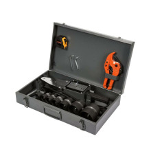 Паяльник для пайки термопластикових труб VOREL: P= 800/1500 Вт, макс. t= 0-300°C [5]