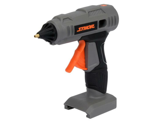 Пістолет клейовий акумуляторний STHOR: 20V Li-Ion. 25Вт, для стержнів Ø= 11 мм(БЕЗ АКУМУЛЯТОРА)
