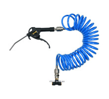 Пістолет пневматичний продув. VOREL з спіральним шлангом l=5 м, швидкоспол. трійником Ø=5х8 мм, 3 шт