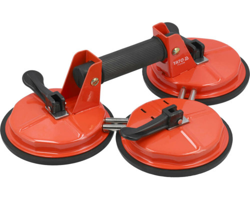 Вакуумная присоска YATO: 3 чашки Ø= 150 мм, m= 155 кг [10]
