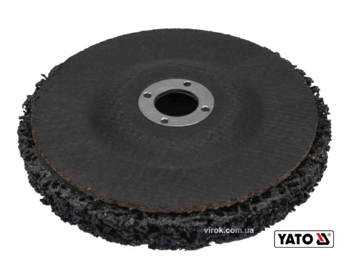 Круг зачистний нетканий YATO : Ø= 125 мм, 12500 об/хв, гайка М14 до КШМ [6/36]