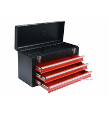 Ящик для інструменту металевий YATO з 3-ма шуфлядами, 218х 300х 520 мм [1]