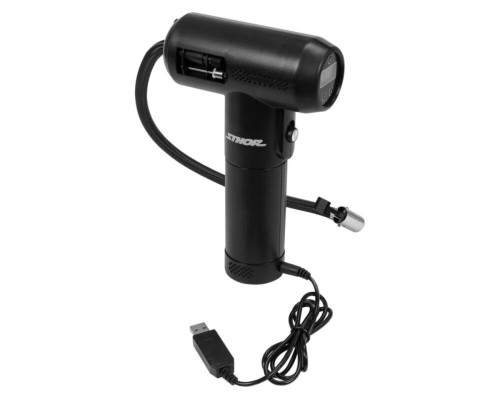 Компресор автомобільний акумулят STHOR Li-Ion 7.4V 2АГод, 25л/хв, тиск- 6.9Bar, шланг 40см заря- USB