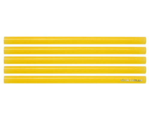 Стержні клейові YATO Ø=11,2 х 200 мм, жовті.уп. 5 шт. [40]