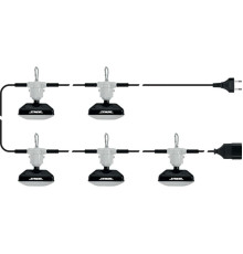 Прожектори COB-діодні 5 шт.з гачками STHOR 230V по 9Вт 900Lm 105х65 мм сполучені провідн l=15,4м(DW)