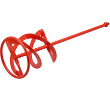 Міксер для будівельних сумішей спіральний оцинкований YATO: Ø=160x 600 мм, кріплення гвинт. М14 [12]