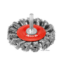 Щітка - крацовка YATO дискова зі шпинделем Ø=75мм [10/100]