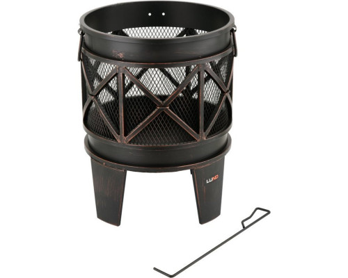 Кошик для вогнища сталевий LUND 42х 53 см на 4-х ніжках [1]
