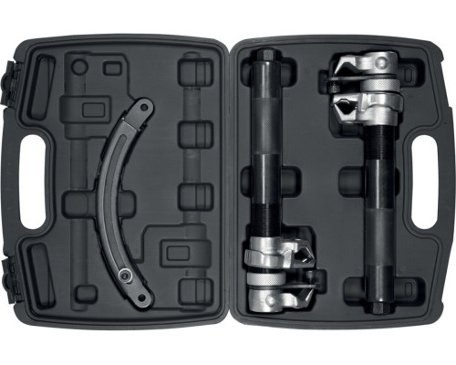 Знімачі пружин YATO з діапазоном 30-280 мм, 2 шт і двоплечий важіль-тримач [4]