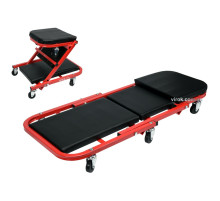 Лежак-сиденья для ремонта YATO на 6 колесах; 91х42х13см, для навант. леж./сид. полож-150/120 кг [1]