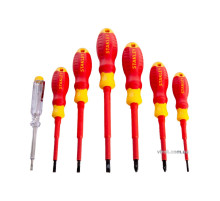 Набір викруток діелектричних STANLEY : індикатор, SL, PZ, VDE до 1000 В, 7 шт