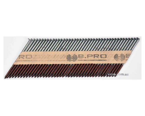 Цвяхи до пневматичного пістолета VOREL : L=65 мм, Ø=2.8 мм, кут-34°, 3000 шт. (YT-0923) [1]