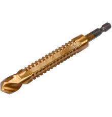 Свердло фрезерувальне по металу YATO : HSS-TIN, Ø= 13 мм, l= 120 мм, HEX - 1/4" [50/200]