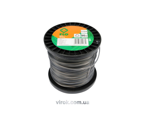 Жилка для триммера треугольник FLO: Ø= 2,4 мм; l= 90 м (бобина) [10/20]