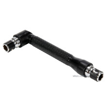 Тримач насадок викруткових  двосторонній YATO : 1/4", кут- 90°, l= 105 мм. [60/240]