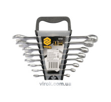 Ключи рожково-накидные VOREL Cr-V, М 6-19 мм, Набор 8 шт. [4/32]