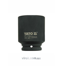 Головка торцева ударна 6-гранна YATO : подовжена, квадрат 3/4", М= 50 мм, L= 90 мм [2/8]