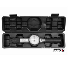 Ключ динамометричний YATO : квадрат 1/4", F= 0,5- 5 Нм  зі стрілочно циферблатною шкалою [12]