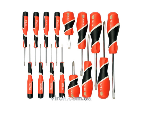 Набір викруток YATO : SL, PH, TORX. 15 шт. [6/24]