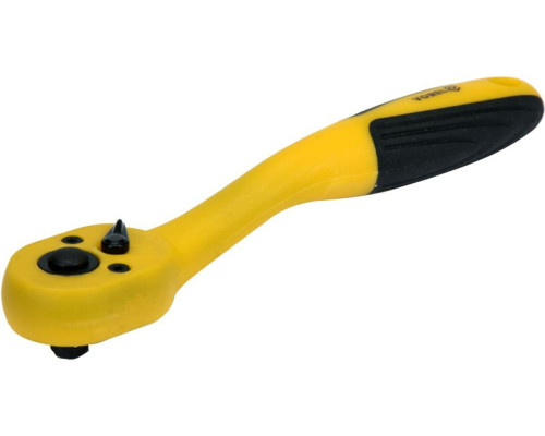 Тріщатка VOREL до головок торцевих, квадрат 1/4", L= 155 мм, 72 зуби [12/72]