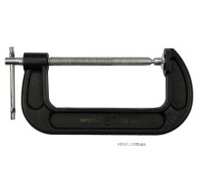 Струбцина с винтовым зажимом "G" подобна YATO; l= 150 мм (6") [12]