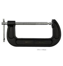 Струбцина з гвинтовим затиском "G" подібна YATO; l= 150 мм (6") [12]