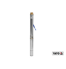 Насос для води глибинний YATO: 370 Вт, 5400 л/год, макс.висота- 35 м, макс.глибина- 80 м, кабель-20м