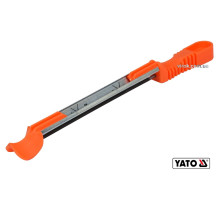 Направляюча з напильником для гостріння ланок ланцюгів під 30°, 35° YATO : Ø=4 мм, l=250 мм [200]