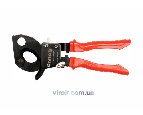 Ножницы для кабеля YATO секторные: S=240 мм²; l=300 мм [10]